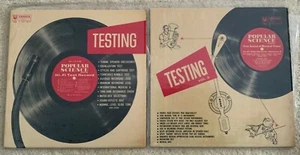 Popular Science Monthly Hi-Fi Test Record Urania UPS 1 & Vol 2 Sounds Tests - Picture 1 of 11
