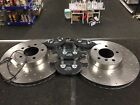 Bmw 535D E60 E61 Msport Front Drilled Brake Discs And Brake Pads With Sensor