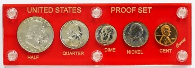 1955 United States Proof Set in Capital Holder - Image 1 of 2
