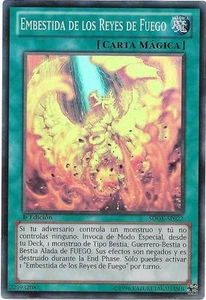 YuGiOh EMBESTIDA DE LOS REYES DE FUEGO 1st Español Yu-Gi-Oh! NM SDOK-SP022 EN022 - Imagen 1 de 1