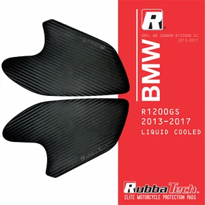 Rubbatech AK Carbon Knee Pads Set for BMW R1200GS LC 2013-2017 Motorcycle - Picture 1 of 3