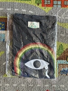 Camp High Collective Designer Rainbow Eye New In Bag Black Shirt Xl - Picture 1 of 2