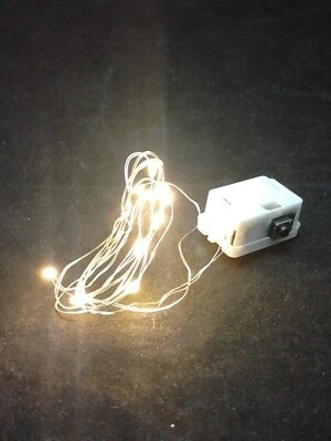 Micro Led Battery Fairy Lights. Flashing (Fast/Slow) And Solid. 9-10 Lights Apx