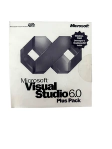Microsoft Visual Studio 6.0 Plus Pack NEW SEALED - Picture 1 of 2
