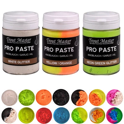 (91,50€/kg) Spro Trout Master Pro Paste 60g Forellenteig Knoblauch Käse Fish - Bild 1 von 4