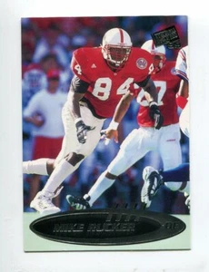 1999 Press Pass ARGENTO #40 Mike Rucker Nebraska Cornhuskers - Foto 1 di 1