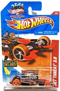 Hot Wheels 2011 con licencia Thrill Race-Volcano 5/6 Jet Threat 3,0 in protector - Imagen 1 de 6