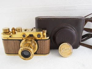 Leica-II(D) Das Reich WW2 Vintage Russian Rangefinder 35mm GOLD Camera TOP - Bild 1 von 9