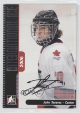 2006 In the Game-Used International Ice Signature Series John Tavares #A-JT Auto