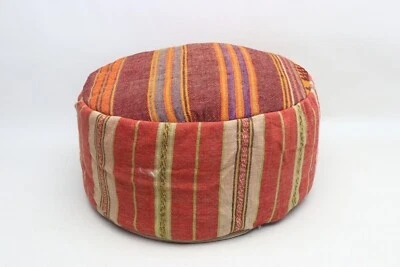 Funda de cojín otomana, funda de almohada de piso Kilim, cama para perro, cama para gato, código 16 Foto 1 de 4