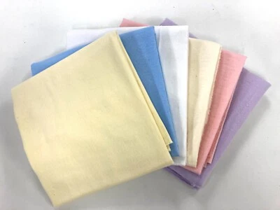 Brushed Cotton Winceyette Fabric Soft Plain Flannelette Dress + Craft Material - Image 1 of 4