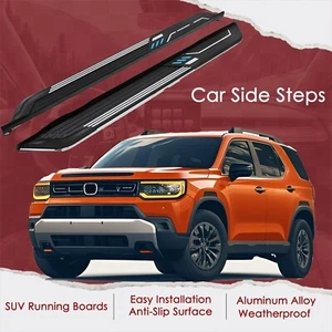 2PCs Side Steps Running Boards Fits for HONDA PASSPORT 2025 2026 Side Nerf Bars - Picture 1 of 7