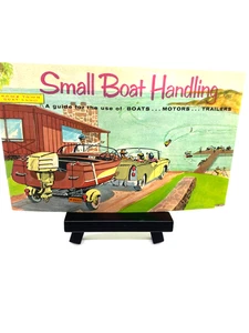 Vintage 1965 Small Boat Handling Animated Brochure Outboard Boating Club  - Picture 1 of 8