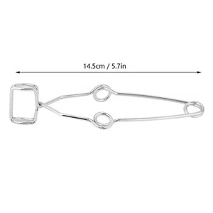 5 Stück Stahl Reagenzglas Clip Klemme Labor Experiment Test Halter Zubehör Werkzeug USA - Bild 1 von 13