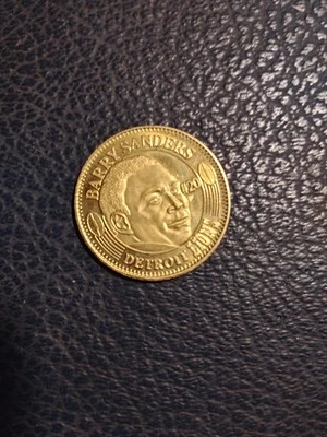 1996 年 Pinnacle 完好收藏硬币 #20 黄铜巴里·桑德斯底特律狮子会 — 第 1/2 张图片