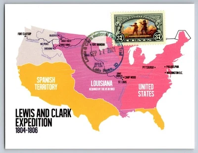 #3854 Lewis & Clark Maxi Card - Image 1 of 2