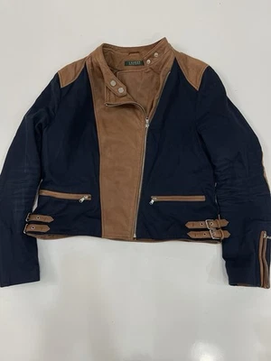 CHAQUETA RALPH LAUREN CUERO Y TELA XL Foto 1 de 4