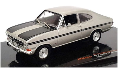 Ixo 1/43 Scale CLC462N.22 - 1967 Opel Kadett B Coupe Rally - Silver - Image 1 of 4