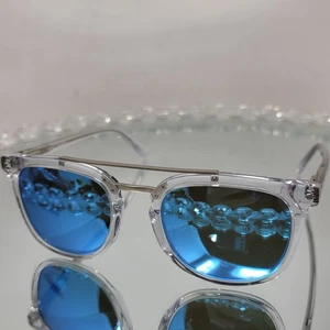 Gafas de sol polarizadas REVO Atlas unisex monturas de cristal lentes azules RE 1179 09 NUEVAS - Imagen 1 de 4