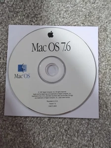Apple Mac OS 7.6 install CD MacIntosh - Picture 1 of 2