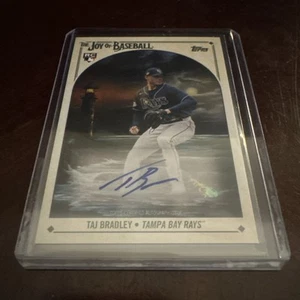 2023 Topps X Bob Ross The Joy of Baseball Auto Taj Bradley #47A Rookie Auto RC - Picture 1 of 2