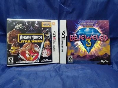 Jogos Bejeweled 3 e Angry Birds Star Wars Nintendo DS novos lacrados - Imagem 1 de 4