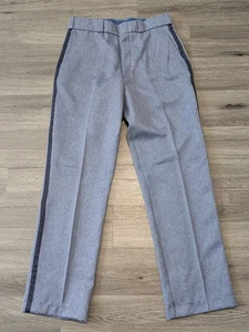 Flying Cross Men's Blue Leg Stripe Postal Uniform Pants Size 32x31 - Picture 1 of 5