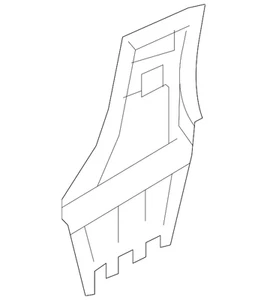 Genuine Mitsubishi Inner Center Pillar 5312C058 - Bild 1 von 2