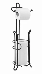 Freestanding Toilet Paper Holder with Storage – Holds 3 Spare Rolls, Heavy-Du... - Picture 1 of 7