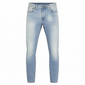 NUDIE JEANS High Kai Herren W29/L32 Light Bleached Indigo Zip Fly Washed Denim * - Bild 1 von 9