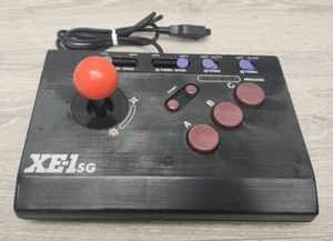 Dempa Micromsoft XE-1SG Joystick For Sega Genesis Mega Drive Tested Works RARE - Picture 1 of 11