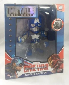 Civil War Captain America Metals Die Cast M222 4 Inch Metal Figure - Picture 1 of 4