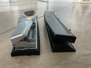 Office Depot & Acco 3-Hole Punch - Hole Punches Black & Gray EUC - Picture 1 of 1