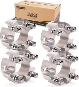 2 Inch Golf Cart Wheel Spacers Adapters for Yamaha EZGO Club Car - 4 Pack,Silver - Picture 1 of 7