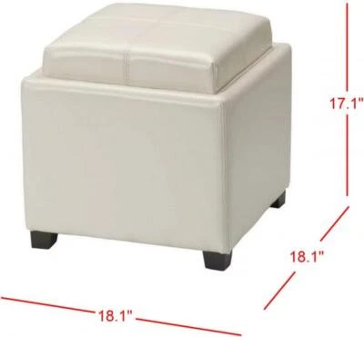 Otomana bandeja única Safavieh HARRISON, precio reducido 2172726081 HUD8233K Foto 1 de 4