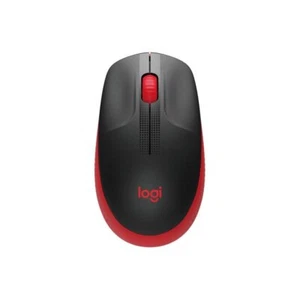 Logitech M190 Red wireless 1000 DPI Gaming Mouse - Picture 1 of 4