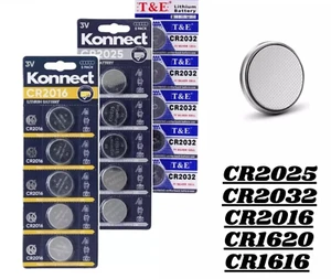 CR2032 CR2025 CR2450 CR1130 CR1025 CR2330 CR1620 CR1216 COIN CELL BATTERIES - Picture 1 of 1