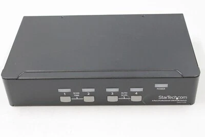STARTECH 4 PORT PROFESSIONAL USB KVM SWTICH SV431USB - Image 1 of 4