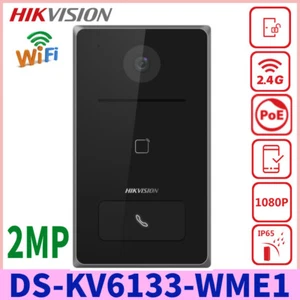 Hikvision DS-KV6133-WME1 2MP WiFi IP65 PoE One Button Calling Villa Door Station - Picture 1 of 4