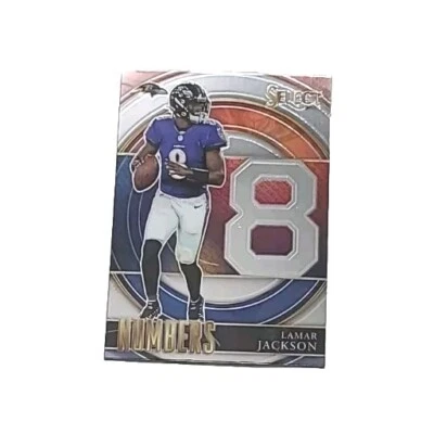 2021 Panini Select Numbers #SN-5 Lamar Jackson (RAVENS) !! - Image 1 of 2