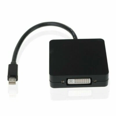 Mini Displayport DP Thunderbolt to DVI VGA HDMI Compatible Converter 3 in 1 - Bild 1 von 4