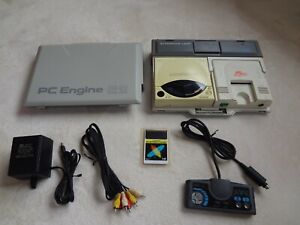 PC Engine INTERFACE UNIT PC ENGINE CD-Rom Hu card Console set All Tested Work