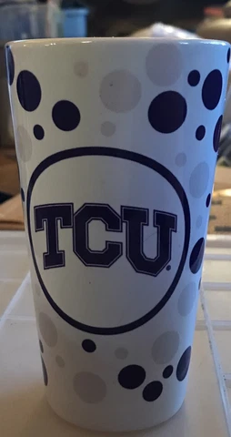 TCU Texas Christian University Large Ceramic/Porcelain coffee mug Horned Frogs Cover