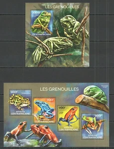 Central African Rep. 2014 - Fauna / Frogs / Nature - stamps - MNH** SN. - Picture 1 of 1