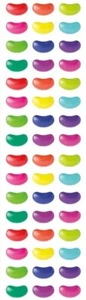 PEGATINA VIOLETA - HOLO JELLYBEAN - 2" x 8" (5cm x 20cm) - Imagen 1 de 1