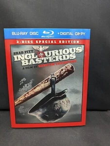 Inglourious Basterds (Blu-ray, 2009) Brad Pitt Christoph Waltz Slipsleeve - Imagen 1 de 1