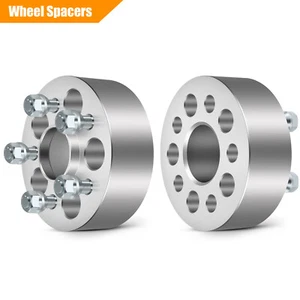 2 Pcs 2" 50mm 5x100 to 5x100 12x1.25 Wheel Spacers For 2013-2018 Subaru BRZ XV - Picture 1 of 11