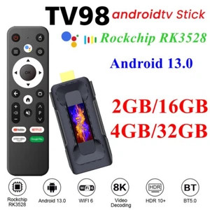 8K WIFI 6 Android 13 TV Stick 5G Smart TV Box Bluetooth Streaming Media Player - Picture 1 of 26