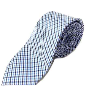BR Checkered tie- Never used Blue, Black & White - Picture 1 of 4