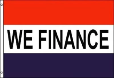 WE FINANCE Flag Financing Advertising Banner Store Pennant Business Sign 3x5  - Image 1 of 2